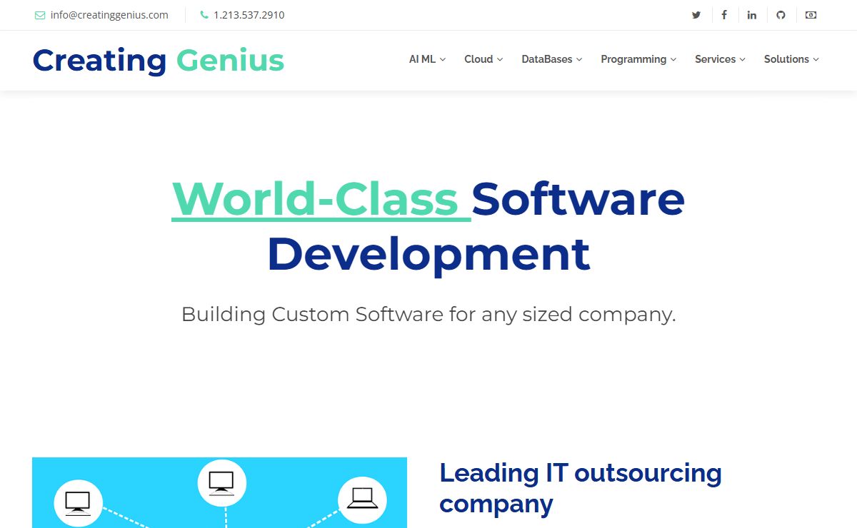 Home Page - Creating Genius