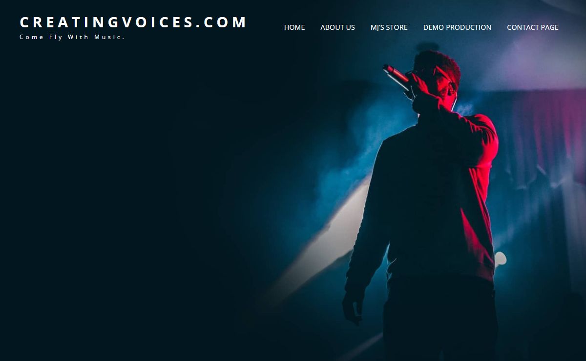 creatingvoices.com – Come Fly with Music.
