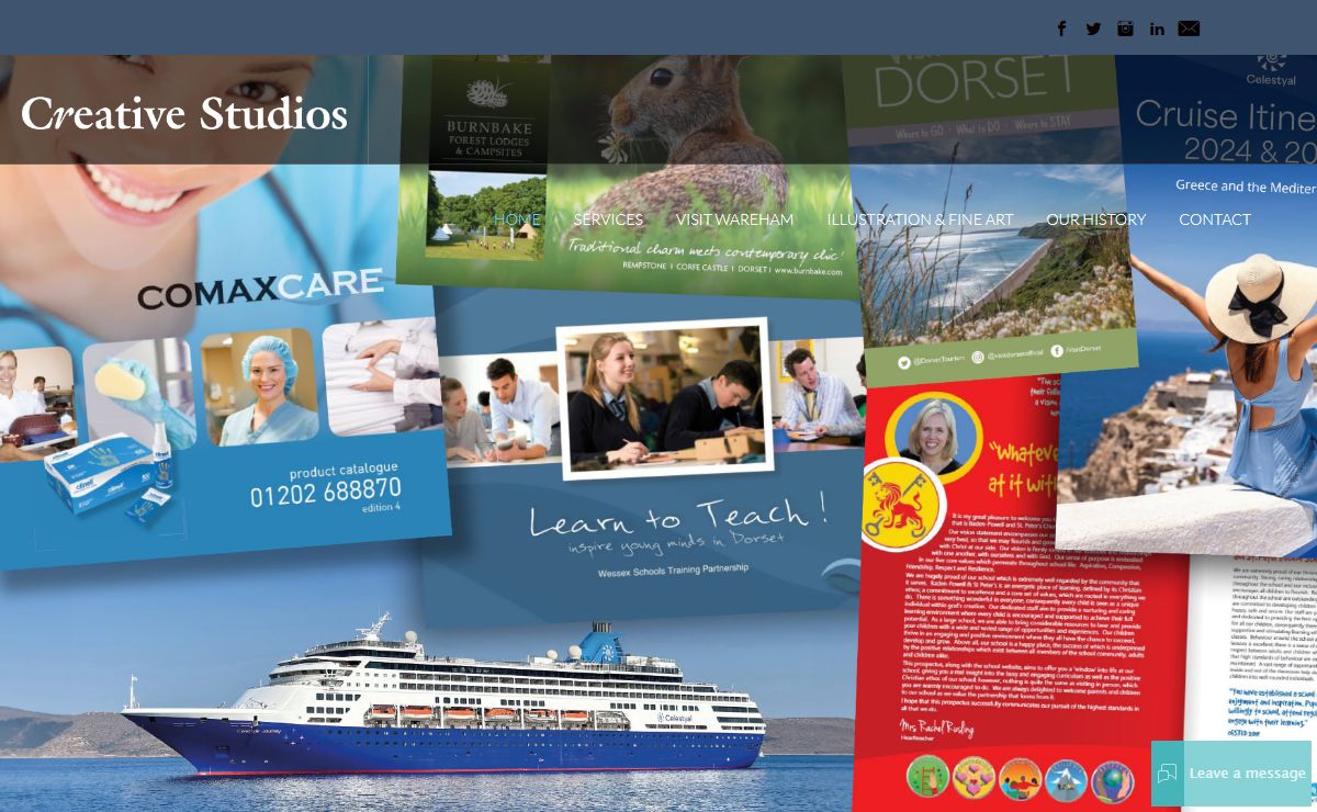 Graphic and marketing agency for design, print and digital advertising in Wareham, Dorset