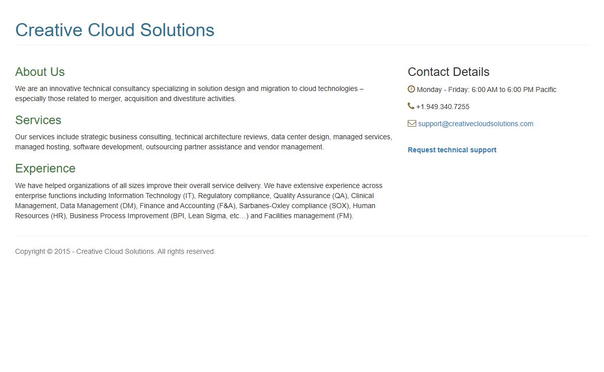 Creative Cloud Solutions