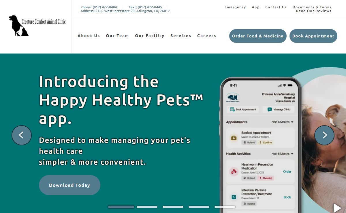Veterinarian in Arlington | Creature Comfort Animal Clinic
