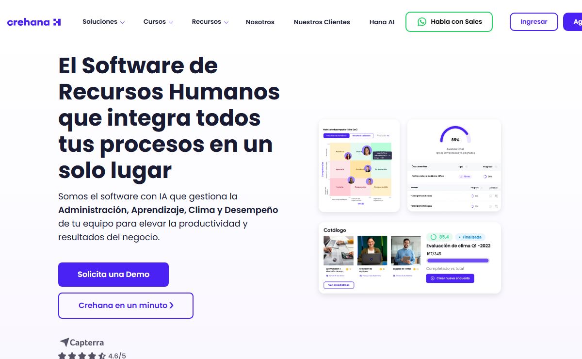 Crehana - Software Integral de Recursos Humanos con IA