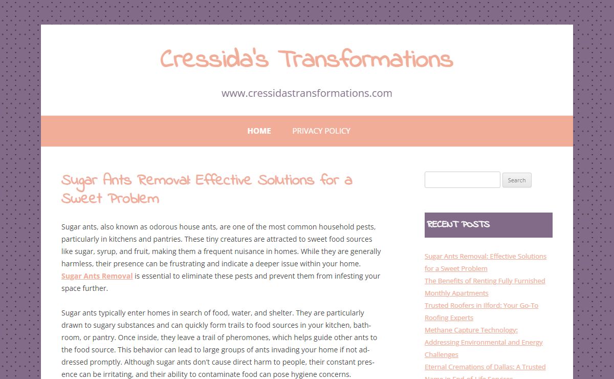Cressida’s Transformations | www.cressidastransformations.com