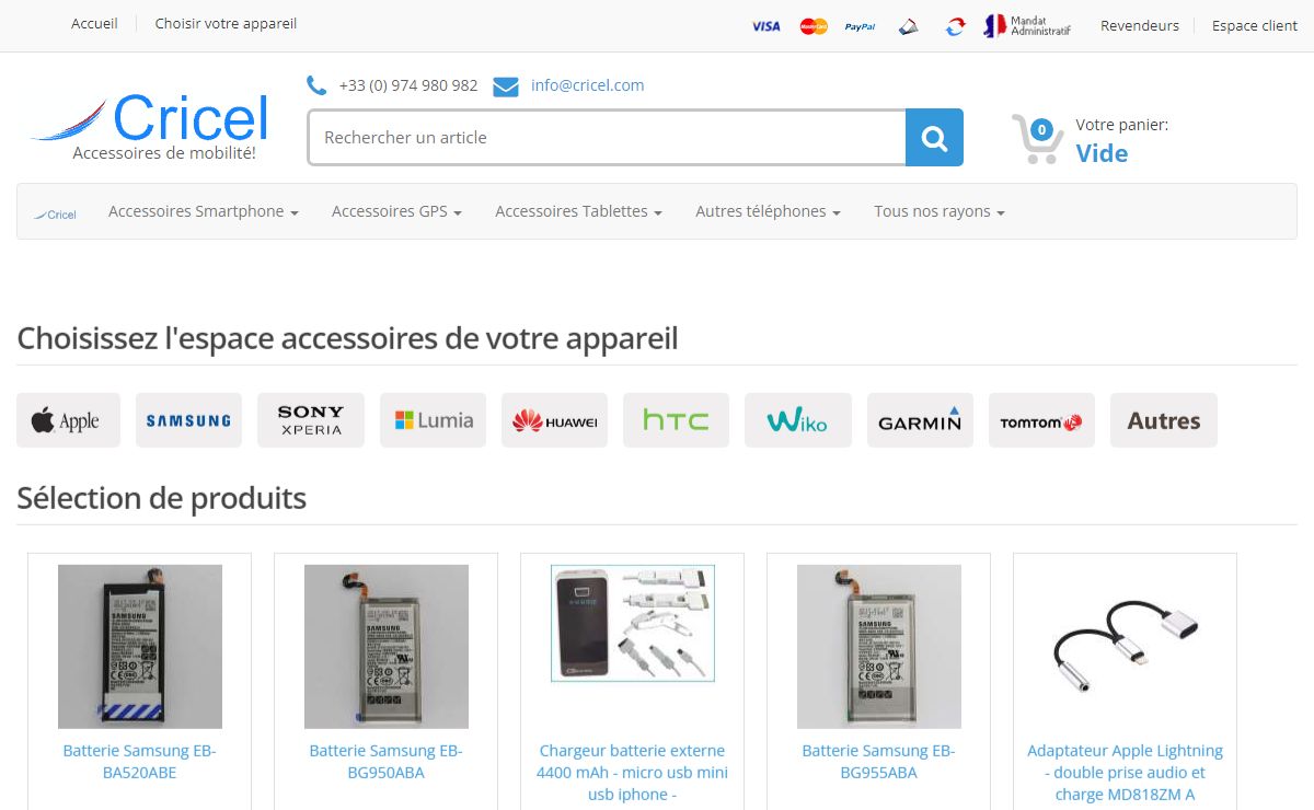 Accessoires iphone, galaxy, samsung, apple, HTC, sony, tablettes et GPS