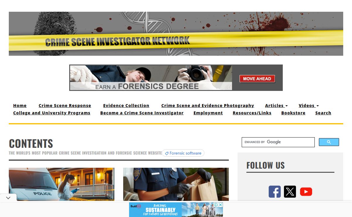 Crime Scene Investigator Network