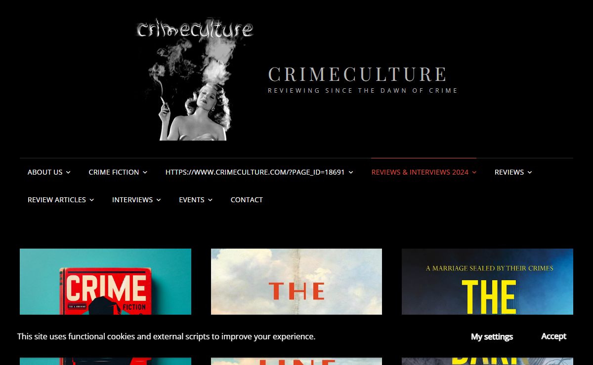 Crimeculture – reviewing since the dawn of crime