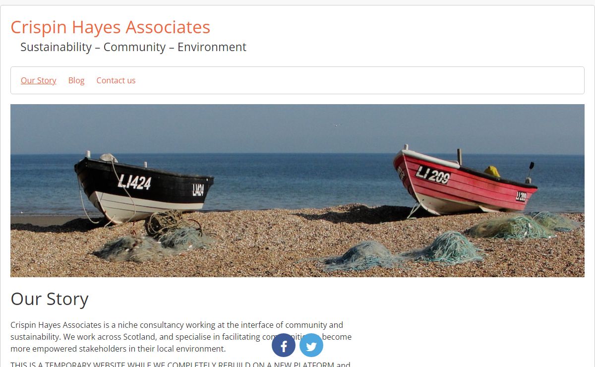 Crispin Hayes Associates – Sustainability – Community – Environment