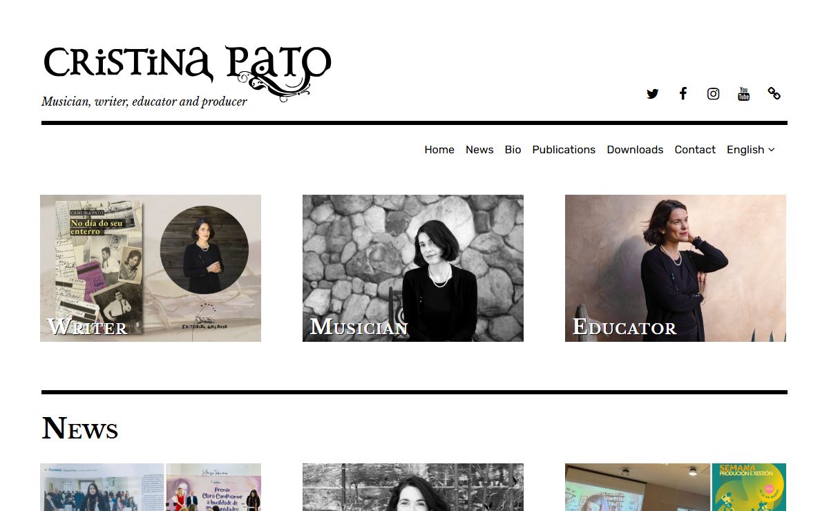 Cristina Pato - Musician, writer, educator and producer