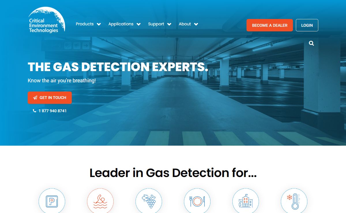 Gas Detectors & Indoor Air Quality Monitors | CETCI