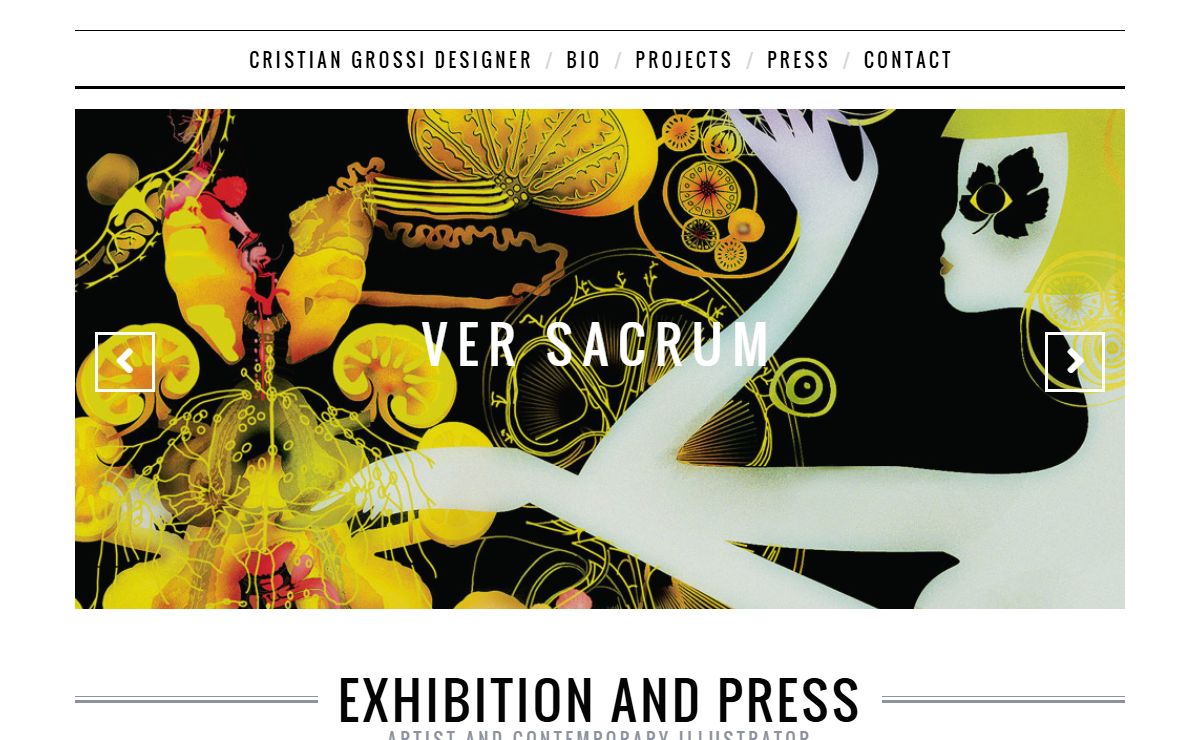 Cristian Grossi Designer. Artist and fashion illustratorCristian Grossi designer