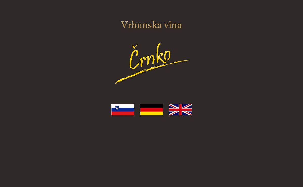 ČRNKO - Vrhunska vina