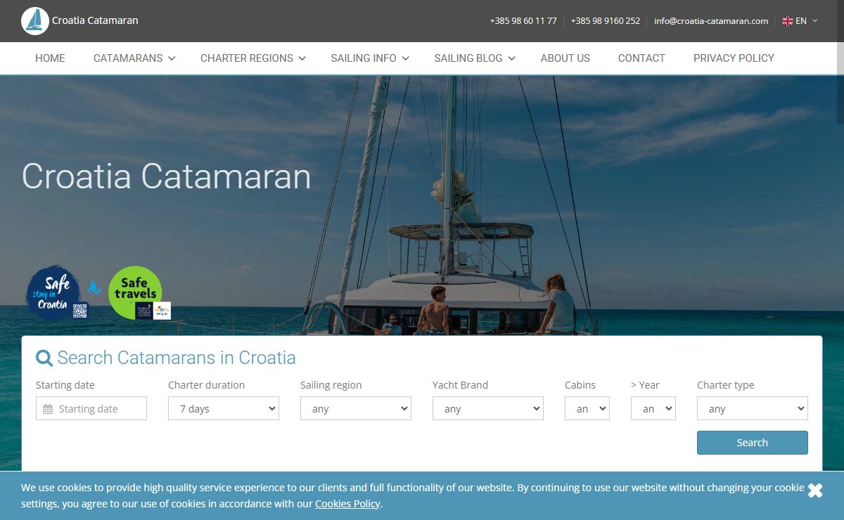 Catamaran Charter Croatia - Croatia Catamaran