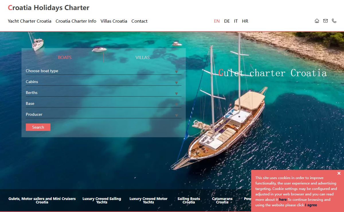 Yacht Charter Croatia - Gulet cruise Croatia - Boat rent Croatia