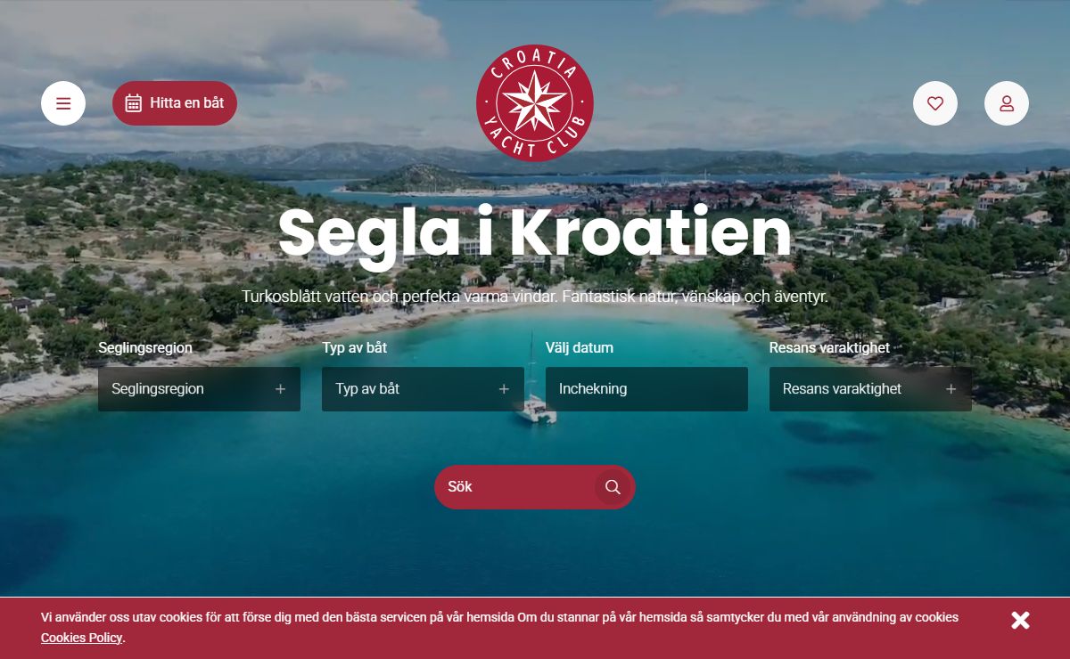 Hyr segelbåt och segla i Kroatien | Croatia Yacht Club