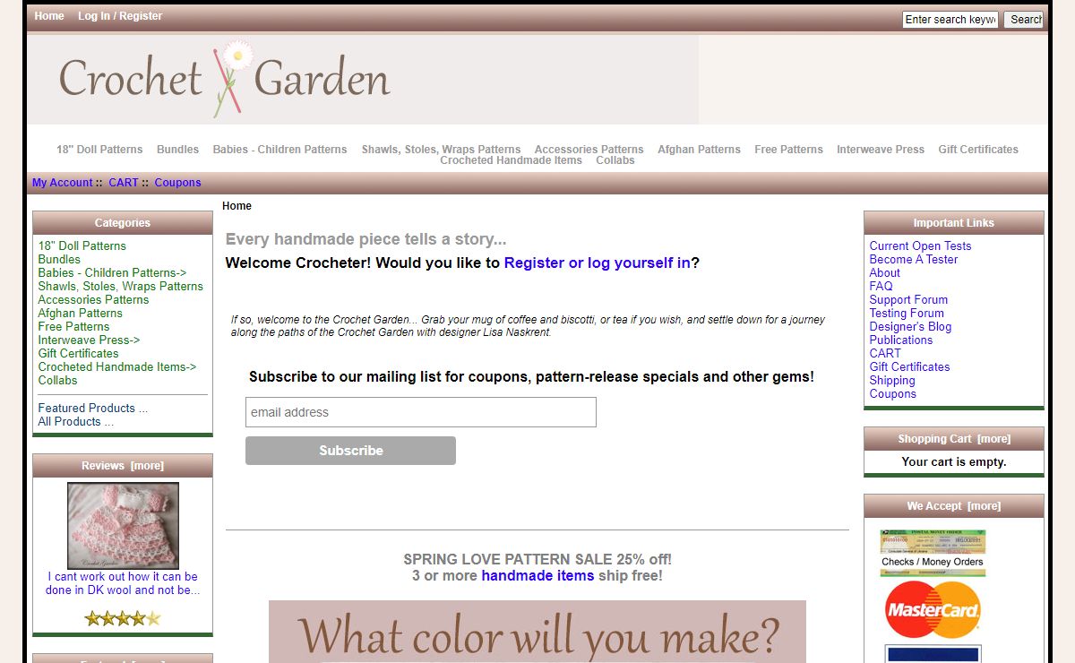 Crochet Garden - Boutique Quality Patterns!