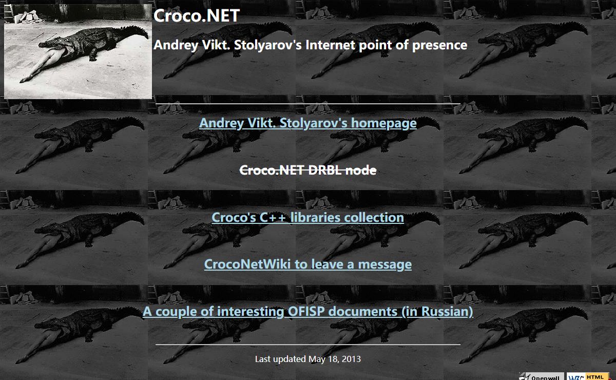 Andrey Vikt. Stolyarov's private site