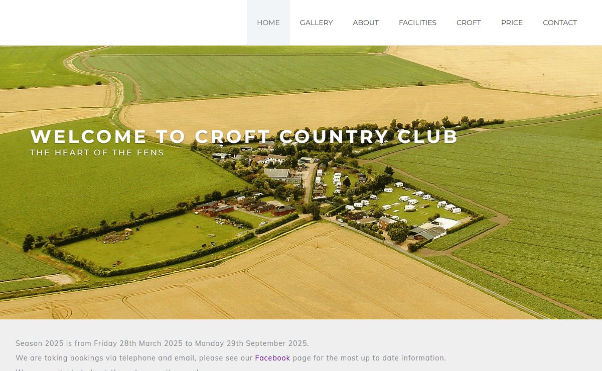 Croft Country Club | Naturist Club Campsite | Home