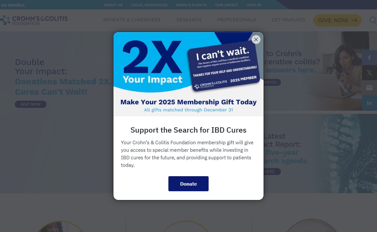 Homepage | Crohn's & Colitis Foundation