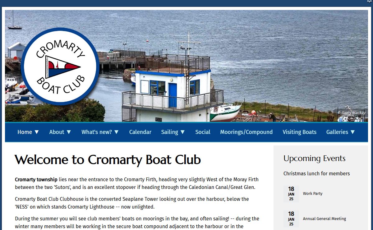 Cromarty Boat Club | Welcome