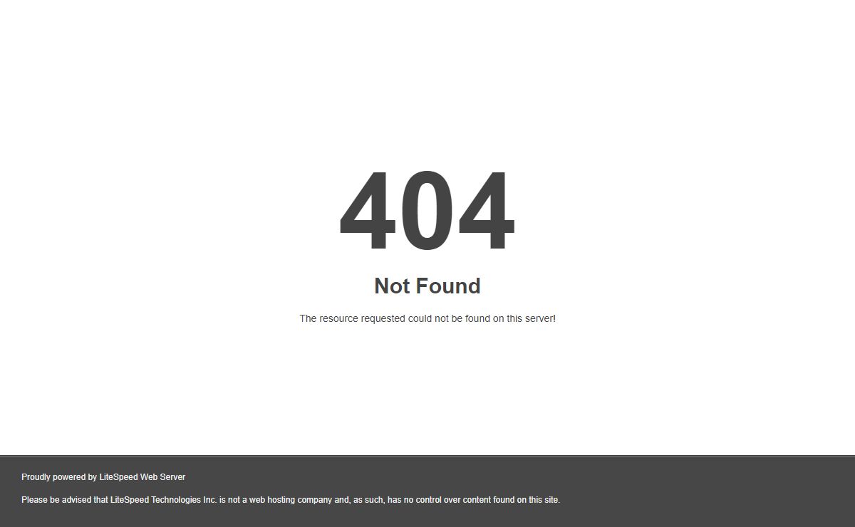 404 Not Found