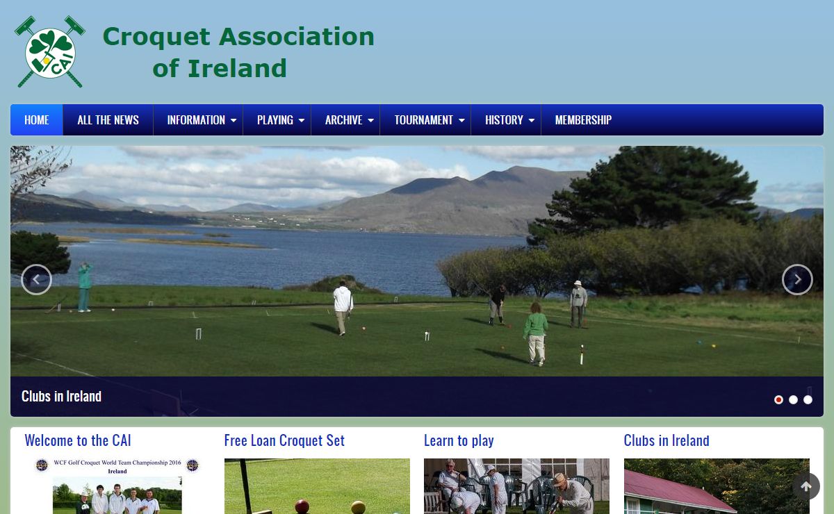 Home | Croquet Association of Ireland