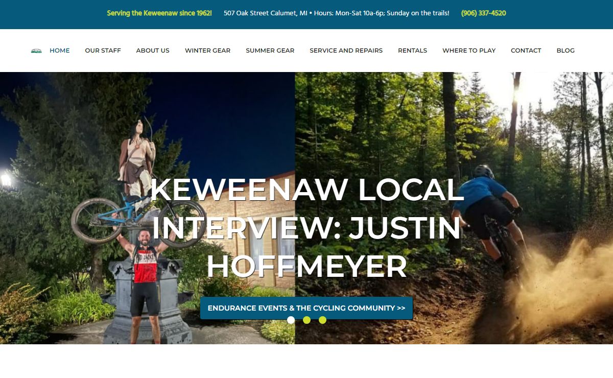Cross Country Sports — Calumet, MI Bike and Ski Shop
