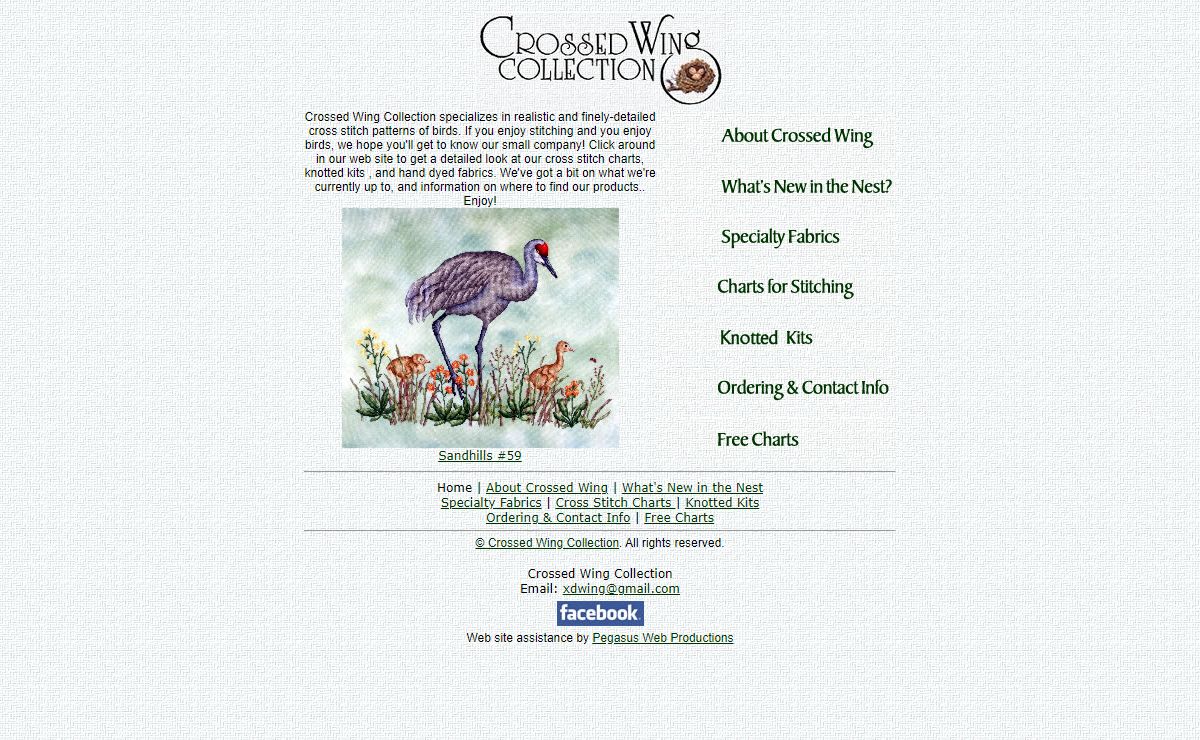 Crossed Wing Collection - Cross Stitch Designs - Birds!