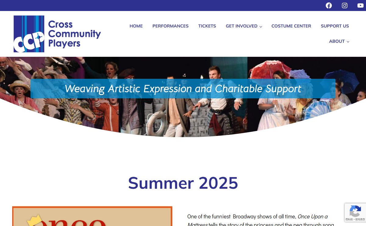 Cross Community Players – Weaving artistic expression and charitable support