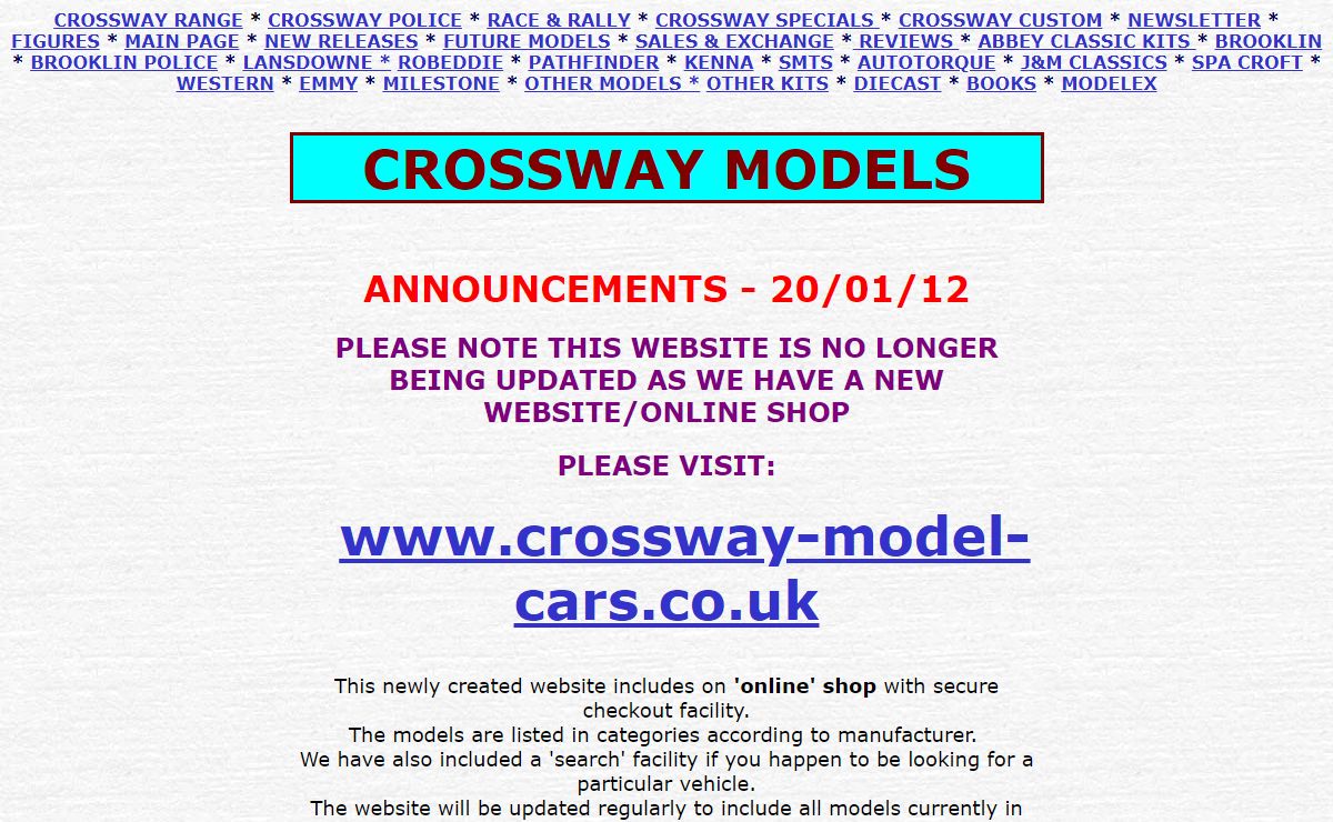 CROSSWAY MODELS