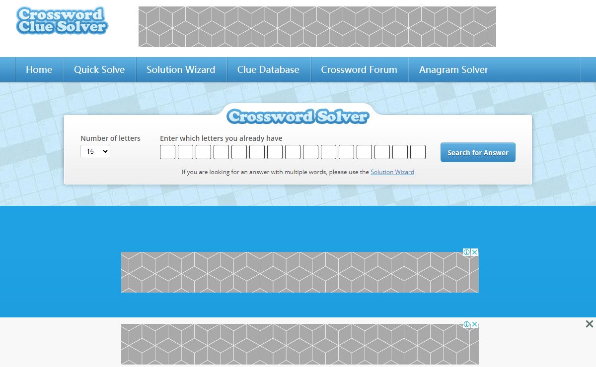 Crossword Solver - Missing Letters? We Help Finish Your Crossword!