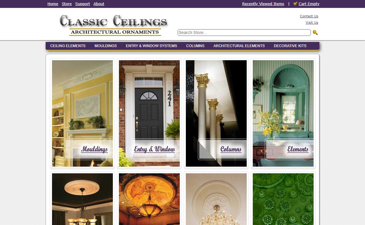 Crown Molding for Sale | Architectural Ornaments | Classic Ceilings