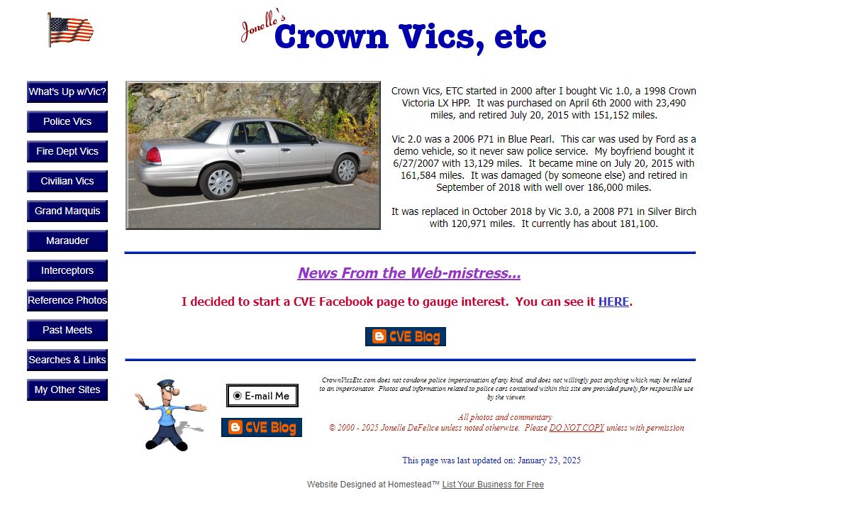 Jonelle's CROWN VICS ETC - All About the Ford Crown Victoria