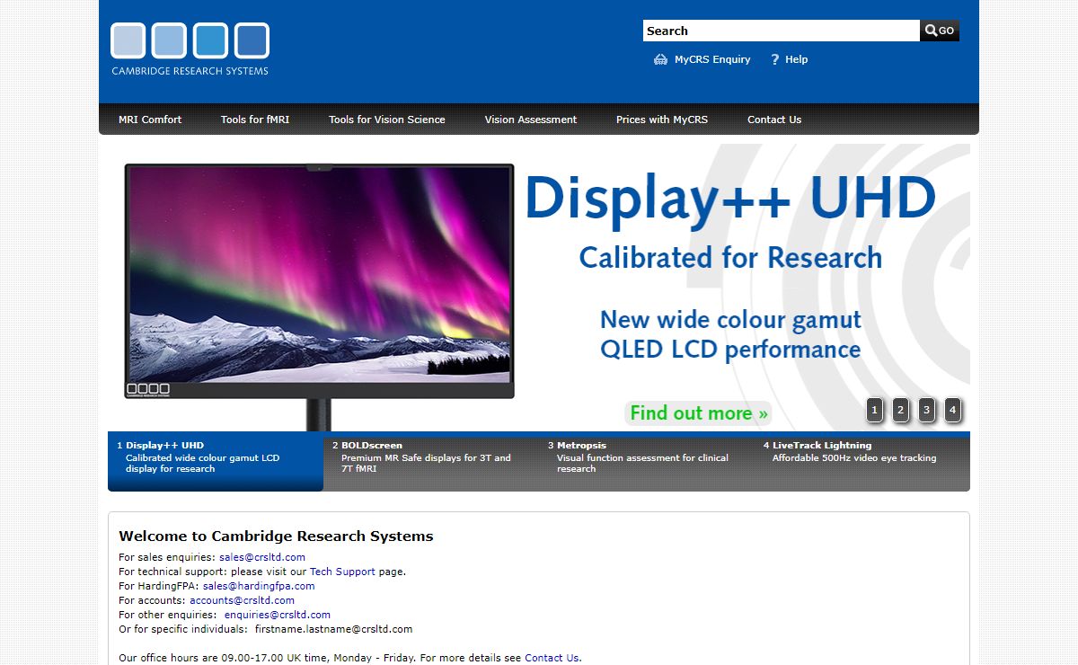Cambridge Research Systems - Home