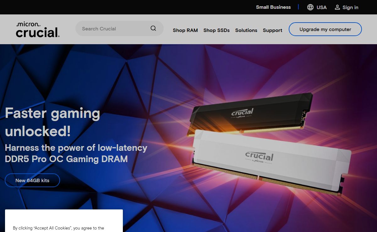 DRAM, Solid State Drive (SSD) & Memory Upgrades | Crucial.com