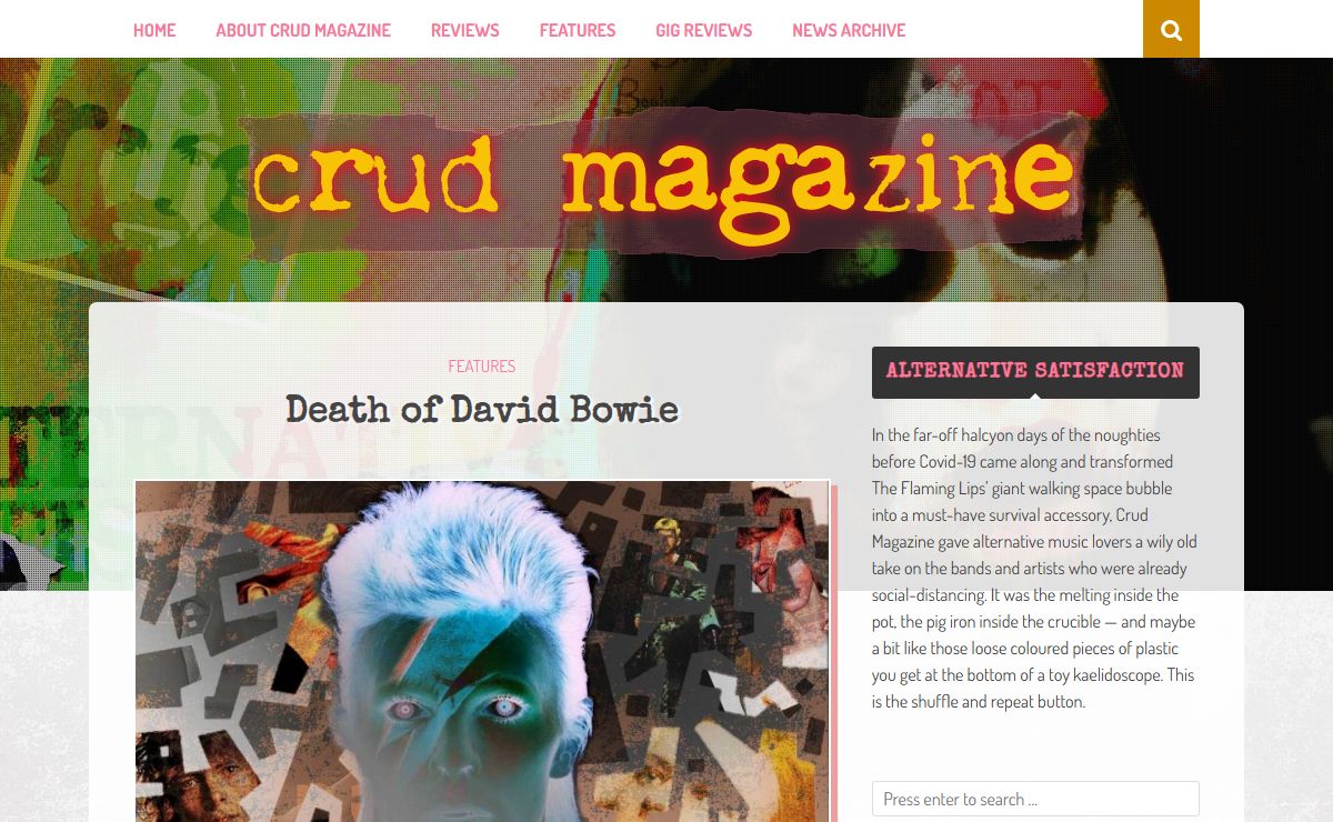 Crud Magazine – Alternative Satisfaction