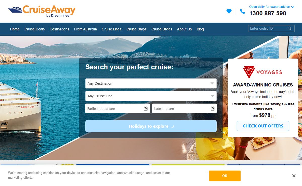 CruiseAway - Book Best Price Guarantee Cruises 2025 - 2026