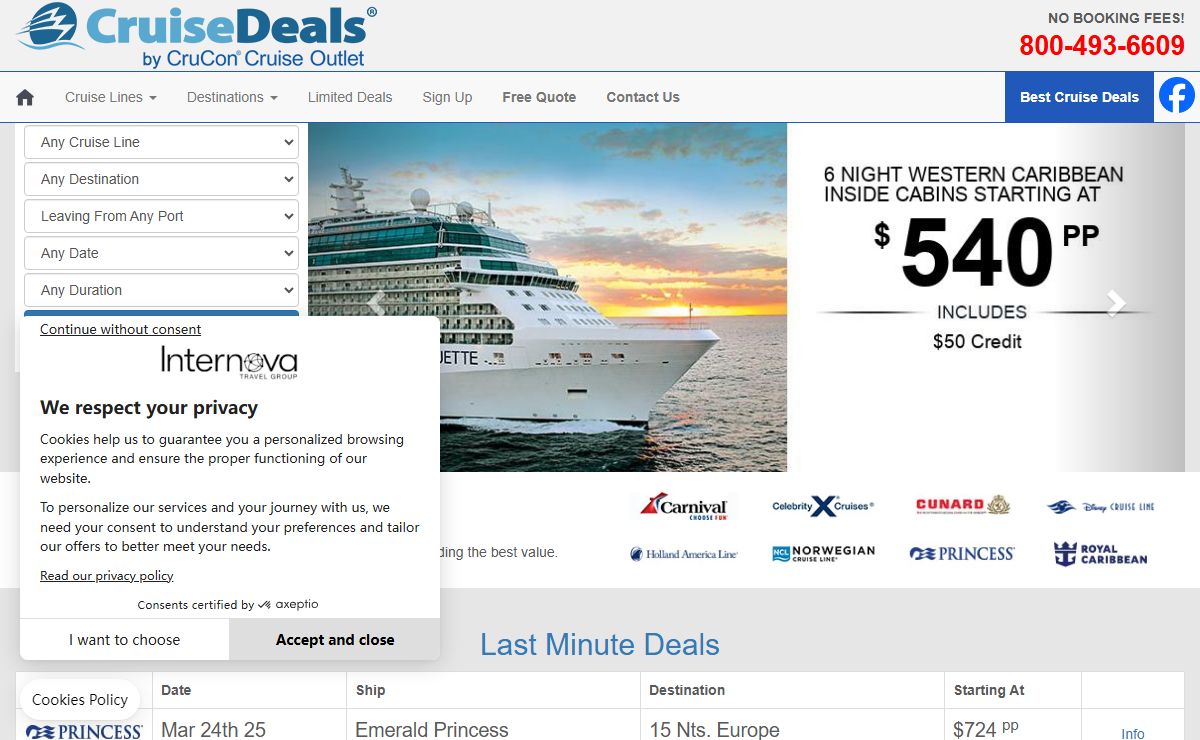 Cruise Deals and Special Offers - CruiseDeals.com