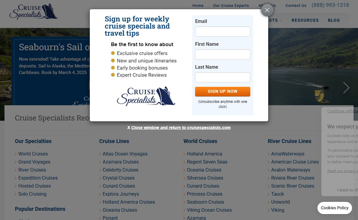 World Cruise & Luxury Cruise Travel Agents | Cruise Specialists