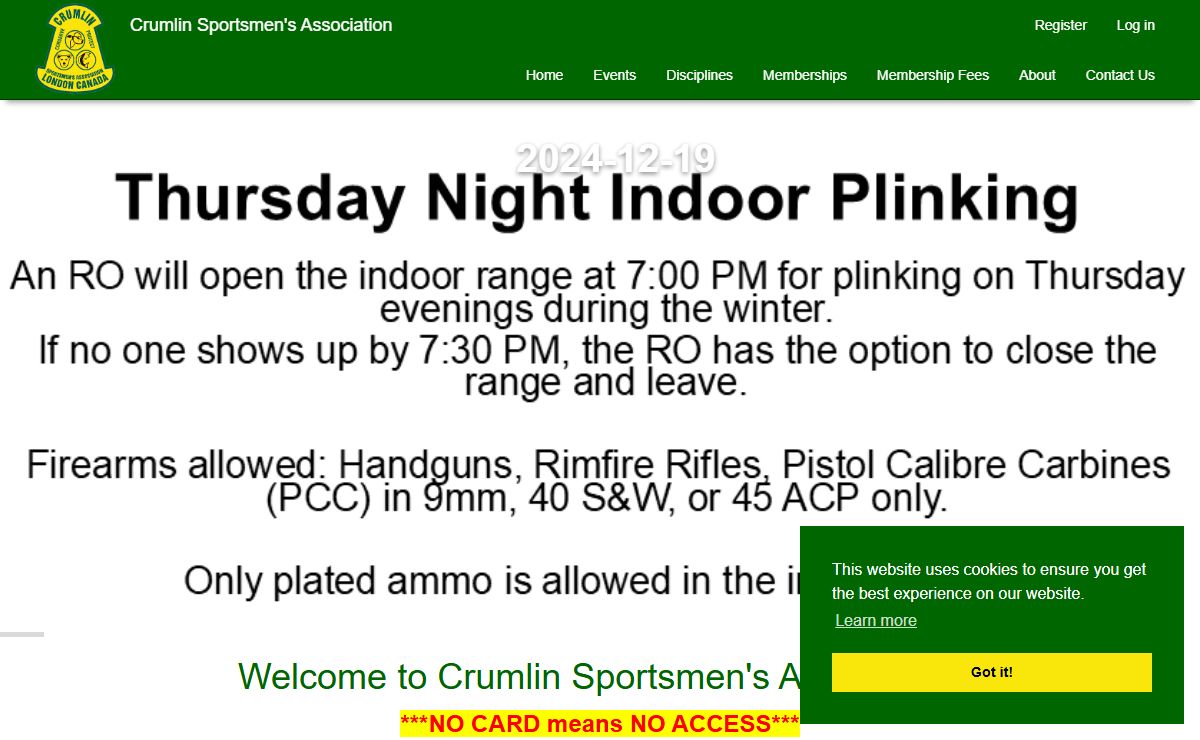 Crumlin Sportsmen's Association's Home Page