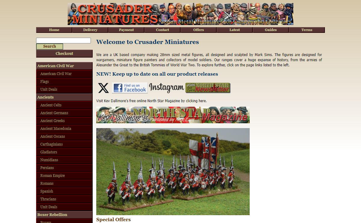 Crusader Miniatures - Home Page