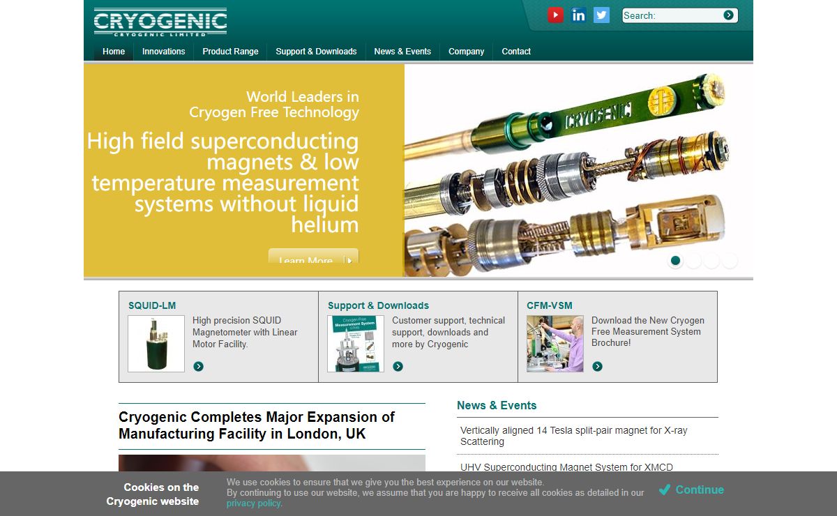 Cryogenic Limited | Home