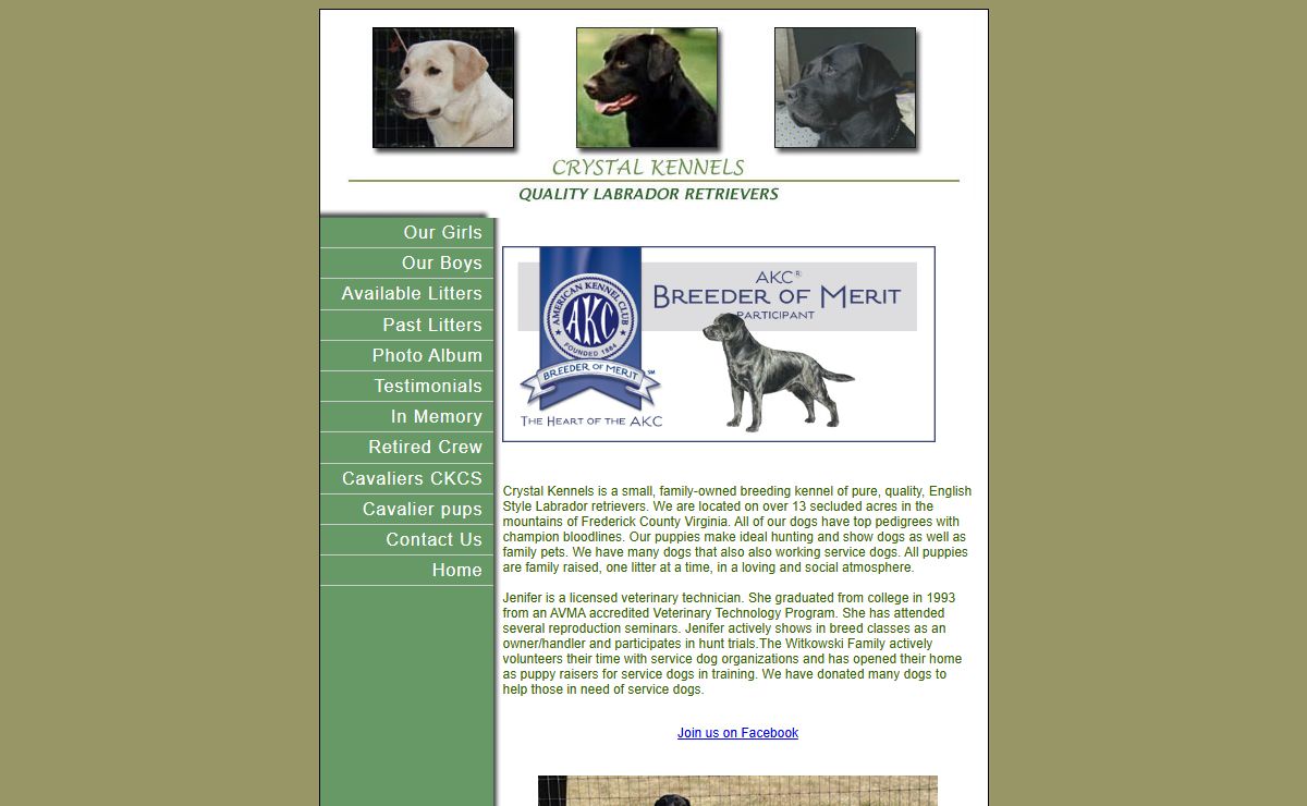Crystal Kennels - Frederick County, Virginia