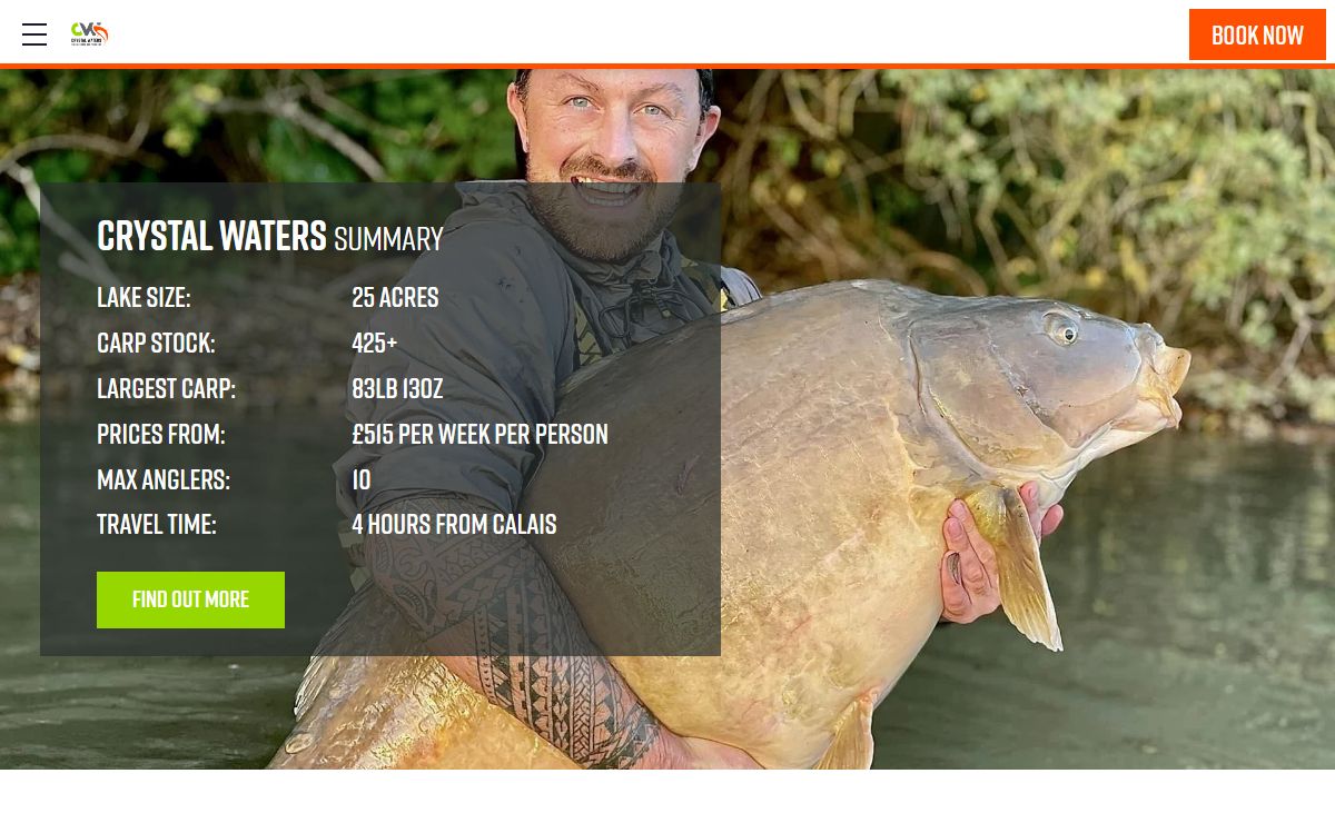 Crystal Waters French Carp Fishery