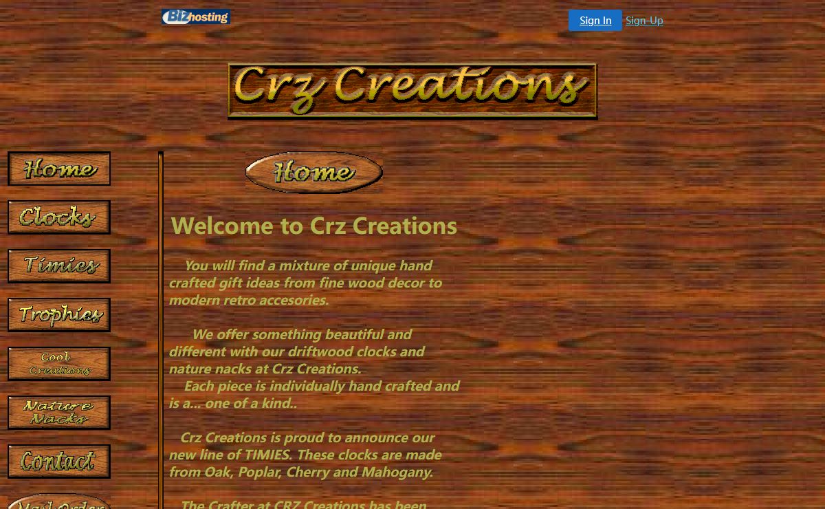 Crz Creations - Driftwoord Clocks, Lamps, Nature Nacks and Easels