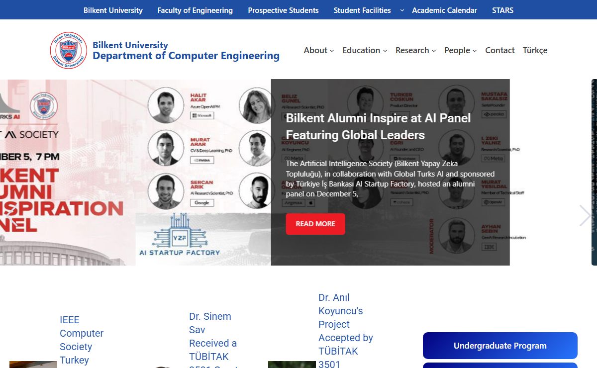 Bilkent University Computer Engineering Department
