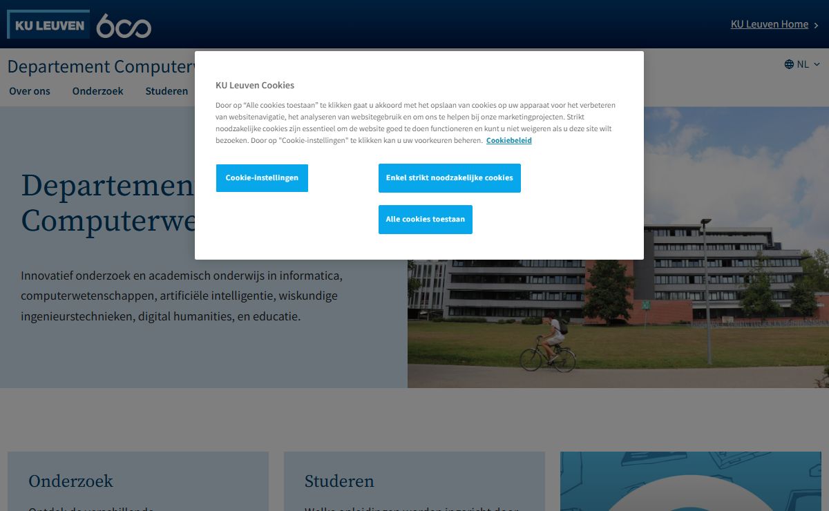 Departement Computerwetenschappen