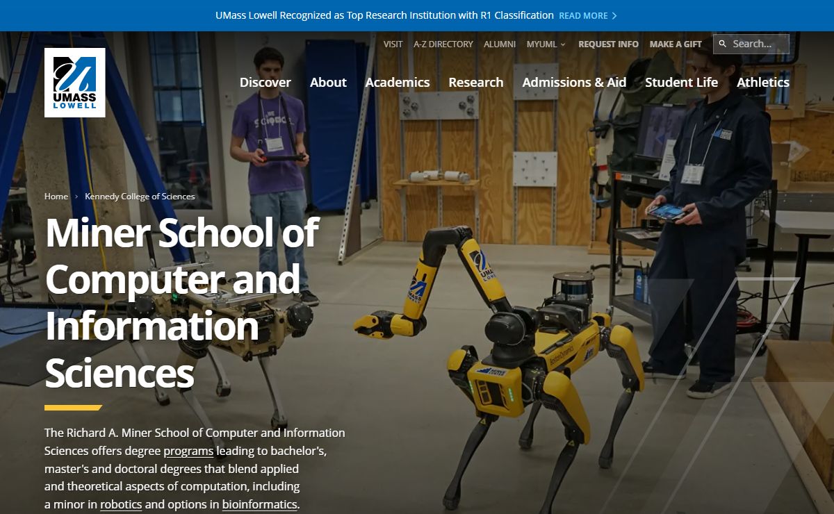 Miner School of Computer and Information Sciences | UMass Lowell