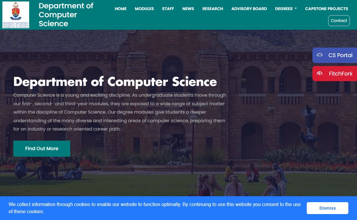 CS Department | University of Pretoria