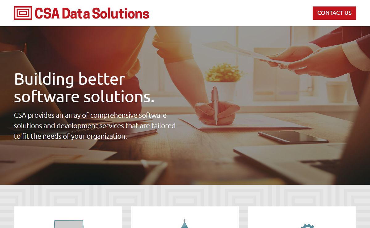 CSA Data Solutions - Comprehensive software solutions and development services.