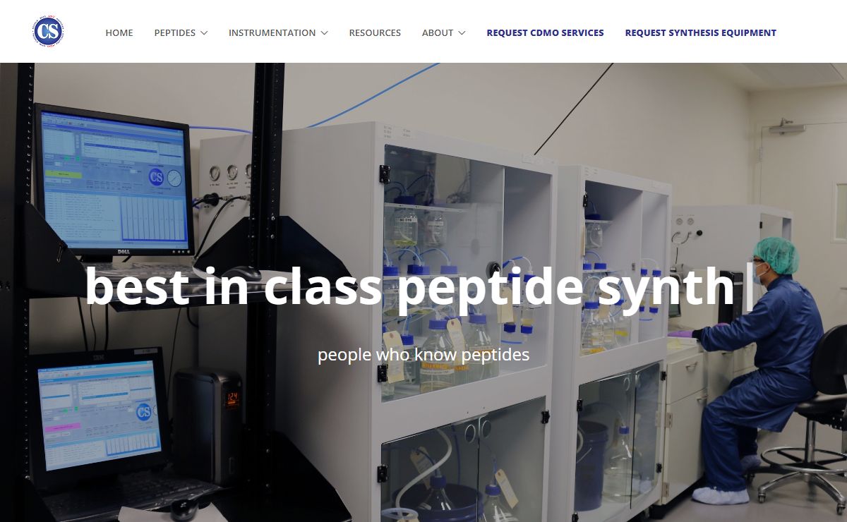 CSBio - Peptides and Peptide Synthesizers